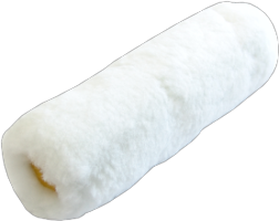 Rulou alb cu lana din poliester , pentru trafalet